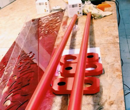 Fabricación abanicos hotel Hyatt Centric