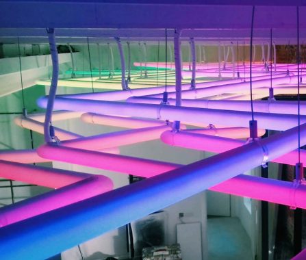 Luminarias telar de luz