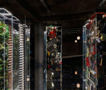 Instalación iluminación Loewe pop up