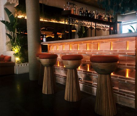 Luminarias restaurante Barracuda MX